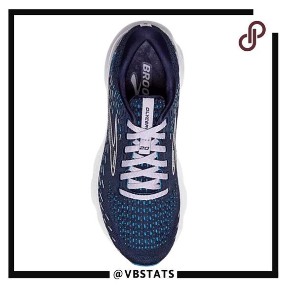 Brooks Women's Glycerin GTS 20 Running‎ Shoes Navy Blue Size 12 - Picture 4 of 13